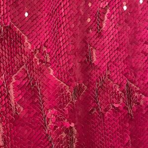 Elegant Pink Sequin Dress